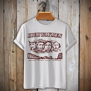 Highwaymen Waylon Jennings Willie Nelson Johnny Cash Kris Kristofferson Tshirt
